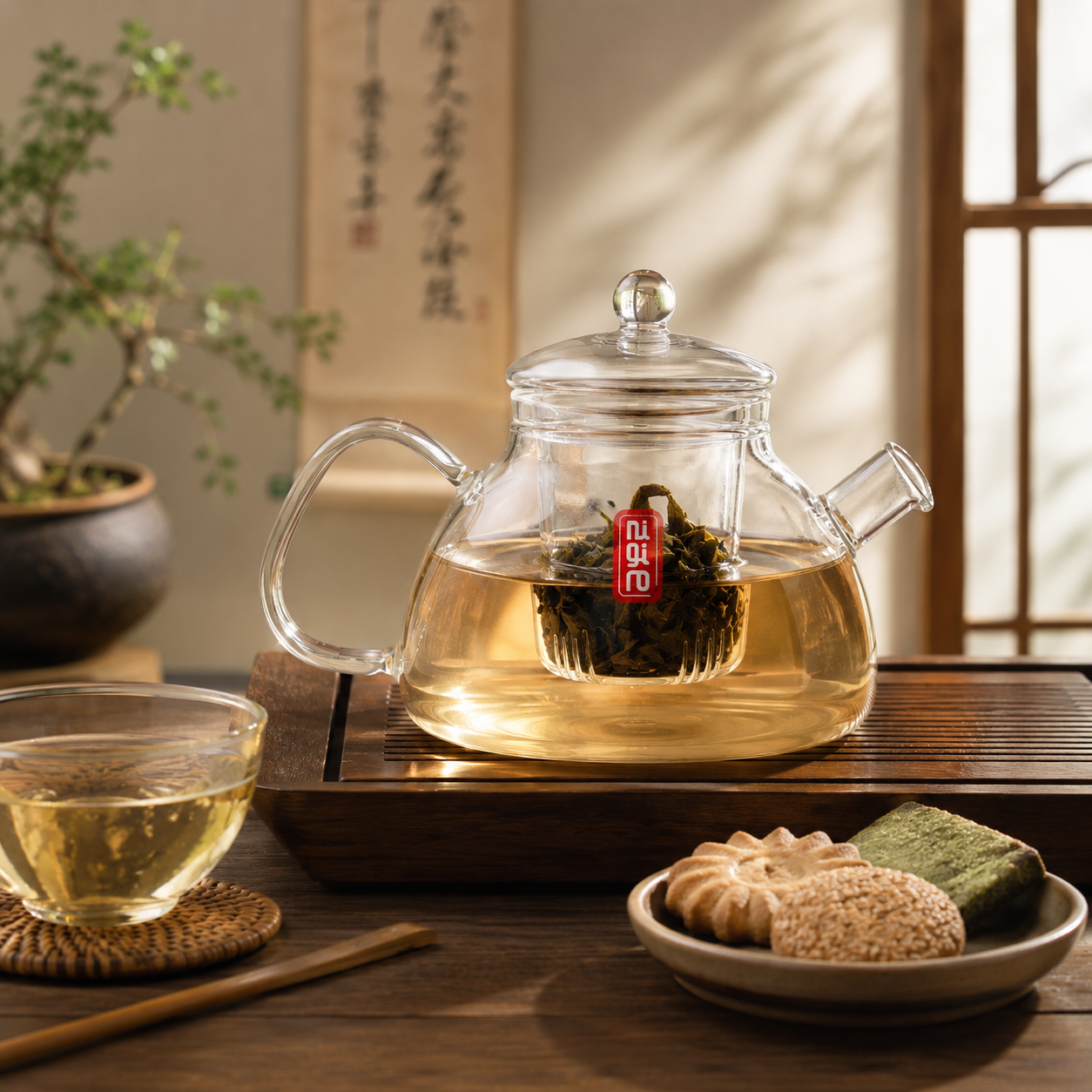 BHUTI Brother Glass Teapot - Image 2