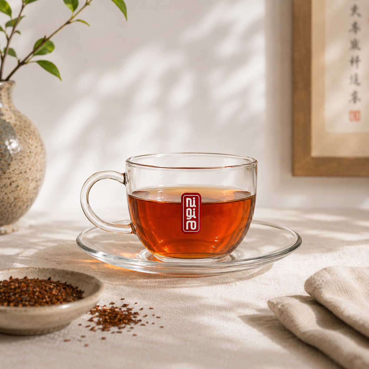 MAMA Mother Glass Cup/ Saucer set - Image 2