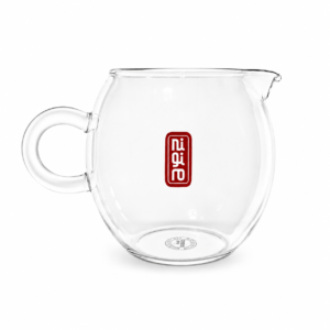 Glass Sea of Tea Birdy Jug